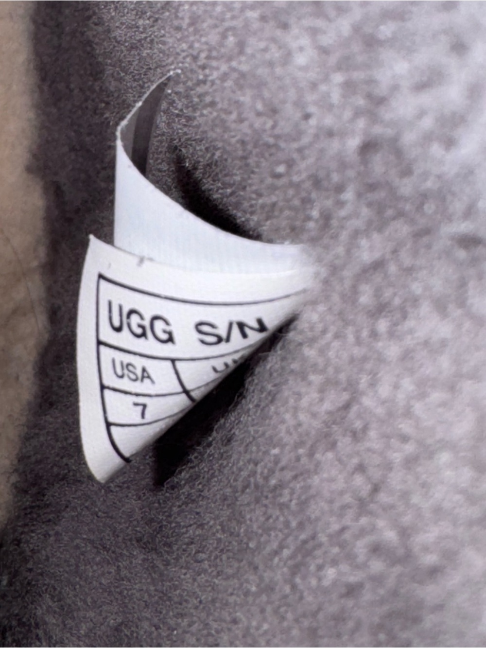 UGG Gray Suede Cozy Boots - Picture 6 of 7